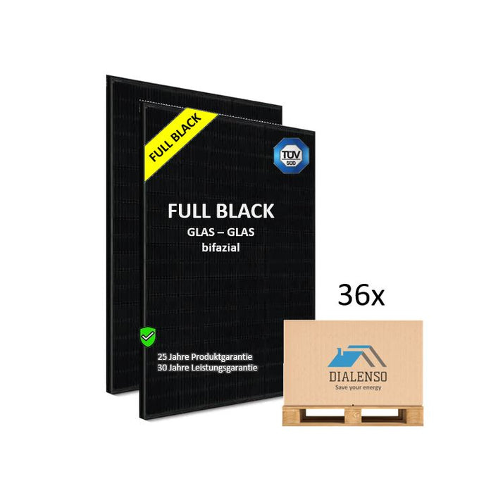 JA Solar JAM54D41-450/LB 450W Komplett Schwarz (Palettenpreis)