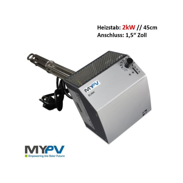 MY-PV ELWA stufenloser DC Heizstab 2,0kW Warmwasseraufbereitung autarke Lösung